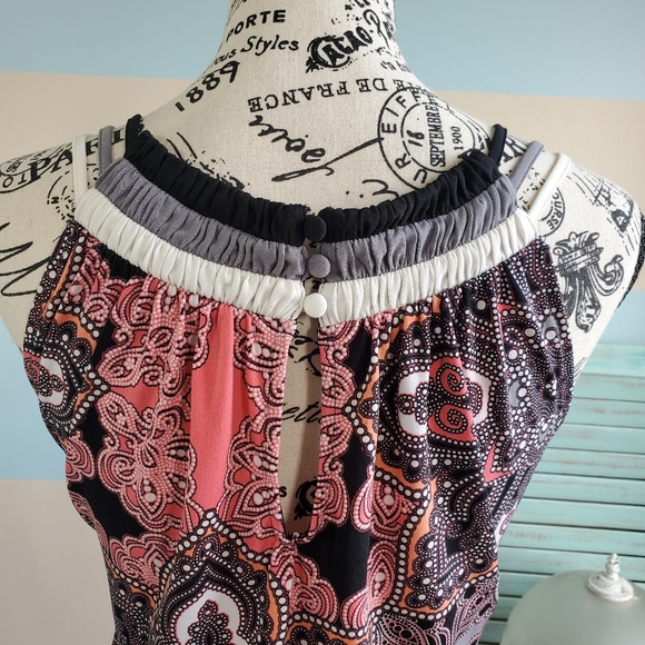 Axcess Paisley Summer Dress - Picture 4 of 7